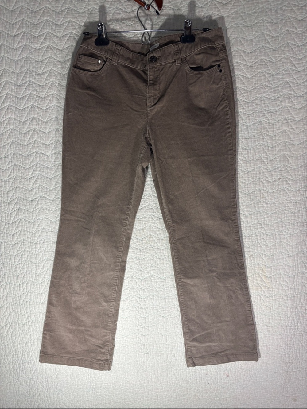 Liz Claiborne Straight Leg Pants in Brown